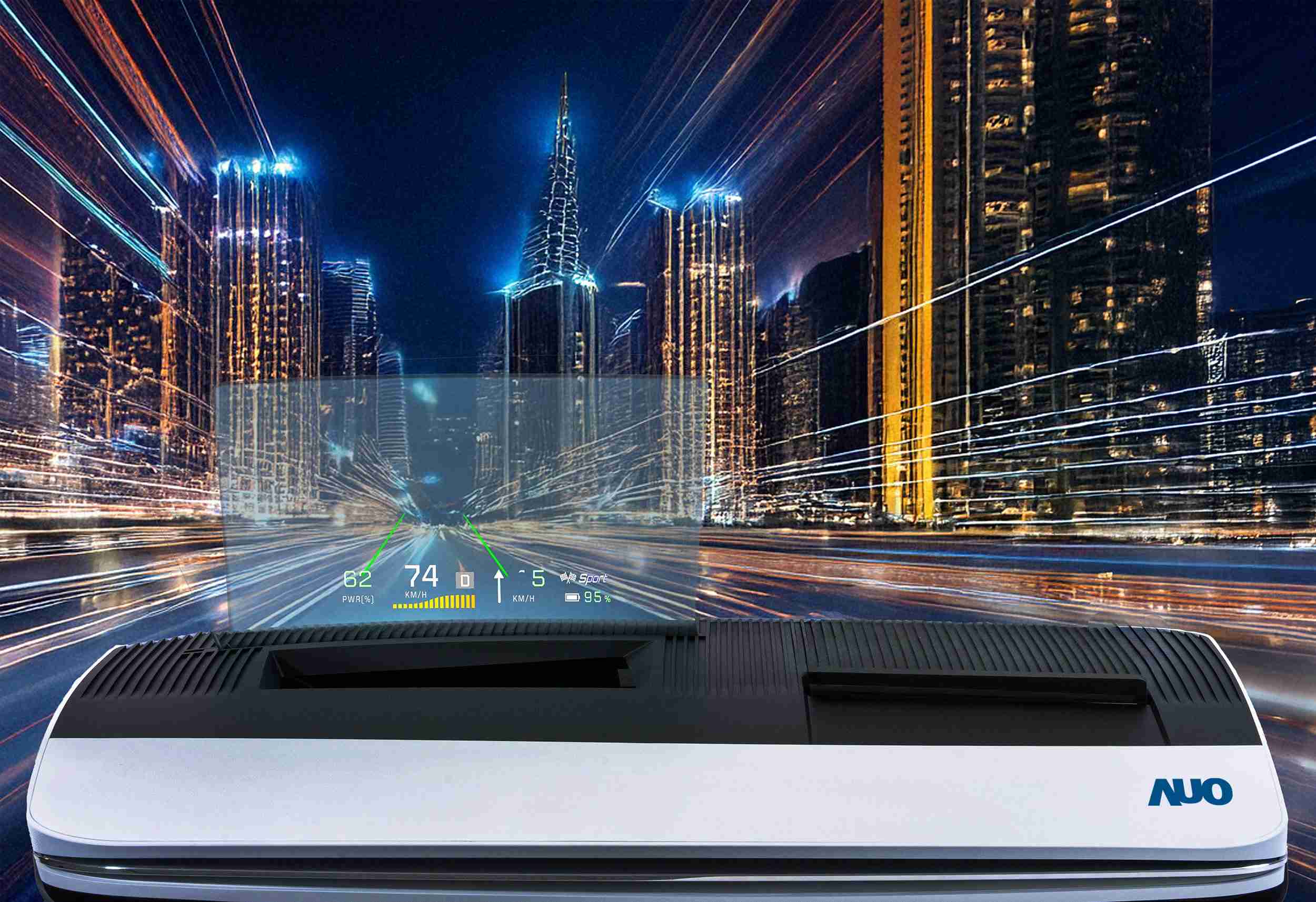 2468BET推出13吋Micro LED抬头显示器，，，提供高入眼亮度、、、高色彩饱和度的显示质量，，在阳光下或黑暗中都清晰可见，，，并利用Micro LED模块体积小的优势，，，，解决车用空间有限的痛点